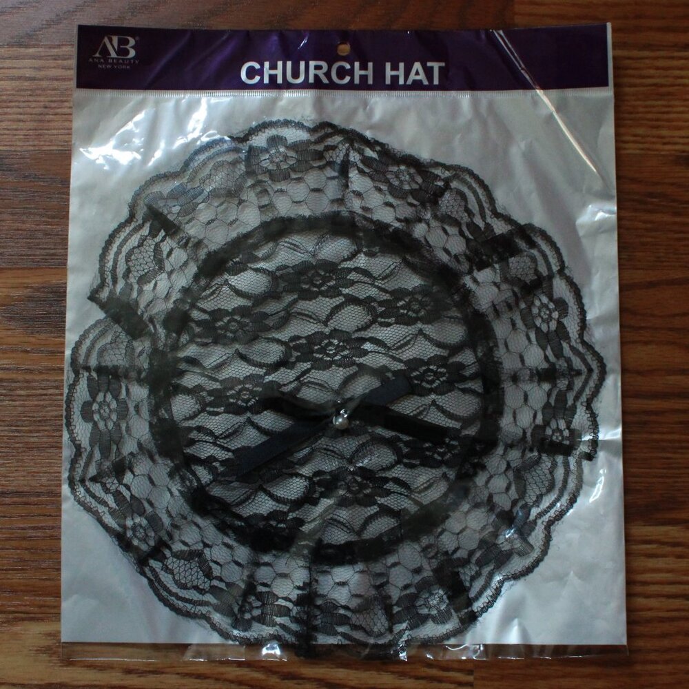 Ana Beauty Lace Accent Church Hat/Hair Accessory